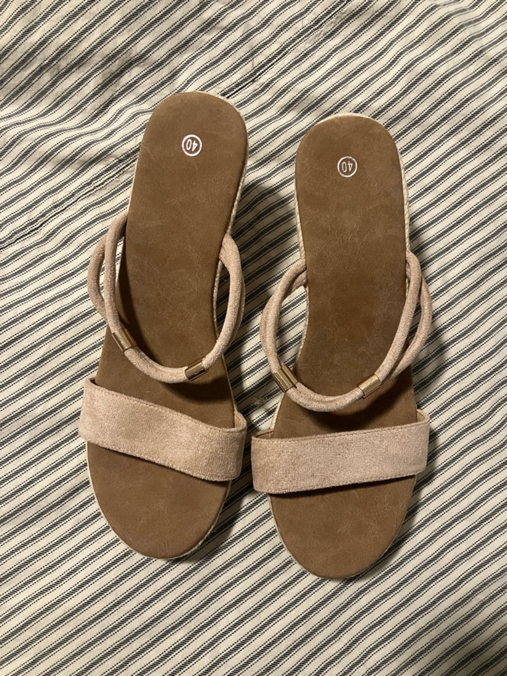 Women's Casual Slide Sandals in Taupe